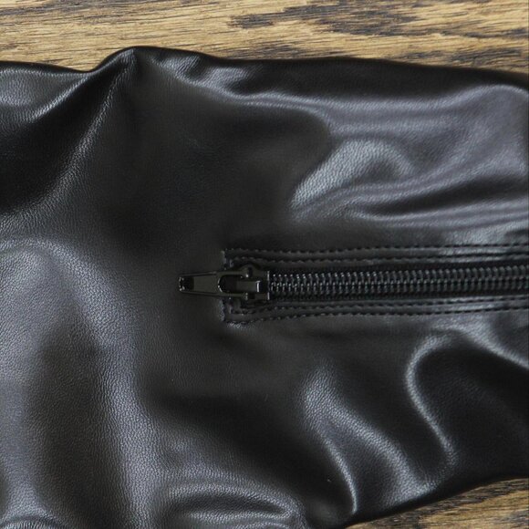 Bar III Giana Faux Leather Boots Replacement Amputee Left Shoe Only Black 6.5M - Picture 6 of 9